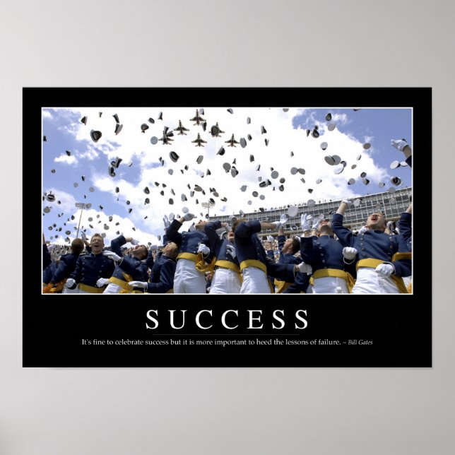Poster Succès : Citation inspirante (Devant)