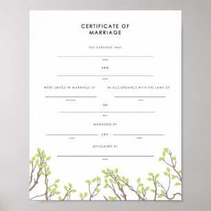 Poster Succursales joyeuses Conserver le certificat de ma