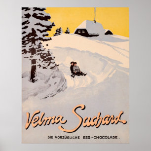 Poster Suchard Velma, Die Vorzügliche Ess Chocolade