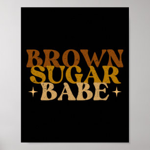 Poster Sucre Brun Be - Mois de l'Histoire des Noirs Racin