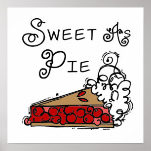 Poster Sucre comme tarte
