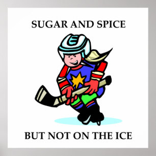 Poster Sucre et épices mais pas sur la glace