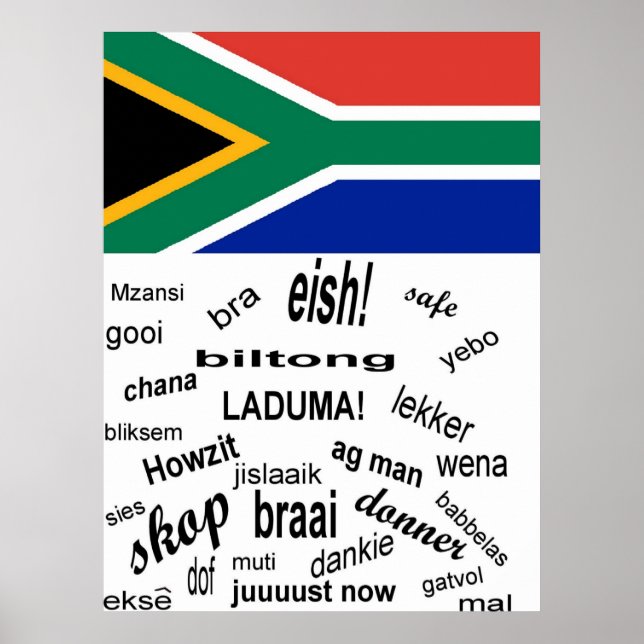 Poster sud-africain Slang (Devant)