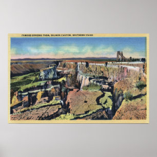 Poster Sud de l'Idaho - Célèbre ferme en Saumon