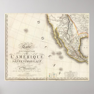 Poster Sud-ouest de l'Amérique du Nord