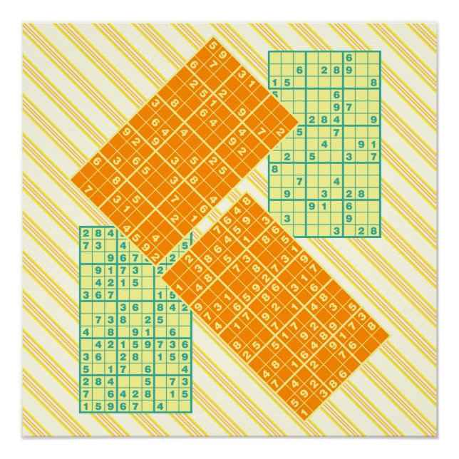 Poster Sudoku Puzzles (Devant)