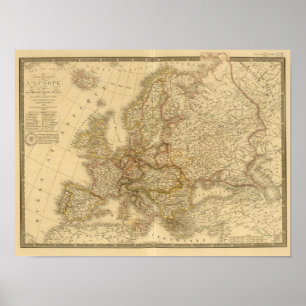 Poster Suède, Norvège et Danemark