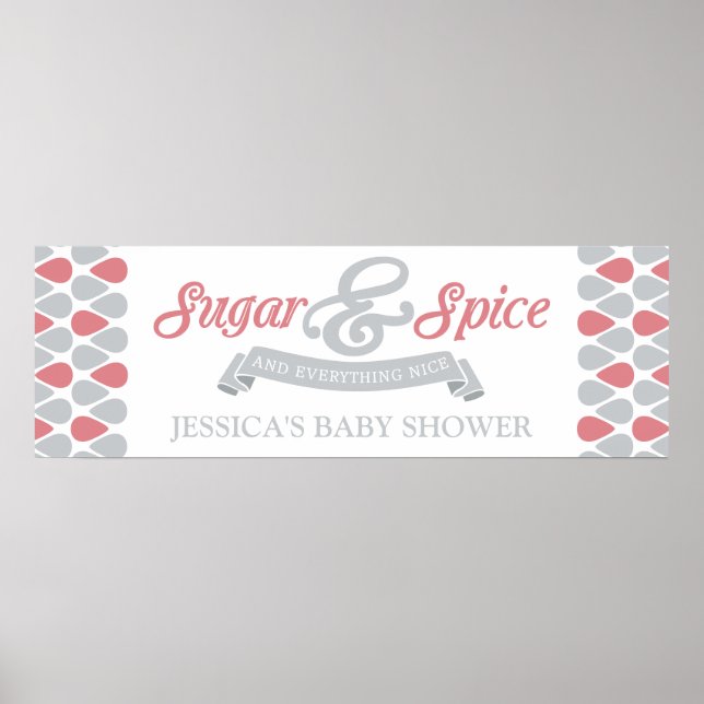 Poster SUEET Sucre et Baby shower d'épices (Devant)
