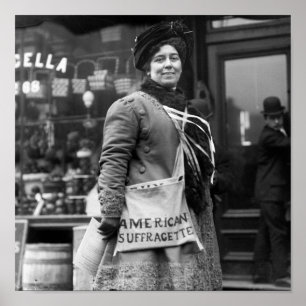 Poster Suffragette américaine, les années 1900 tôt