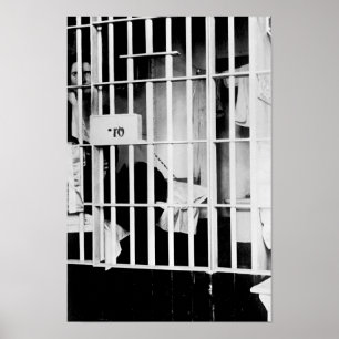 Poster Suffragette Vida Milholland En Prison - 1917
