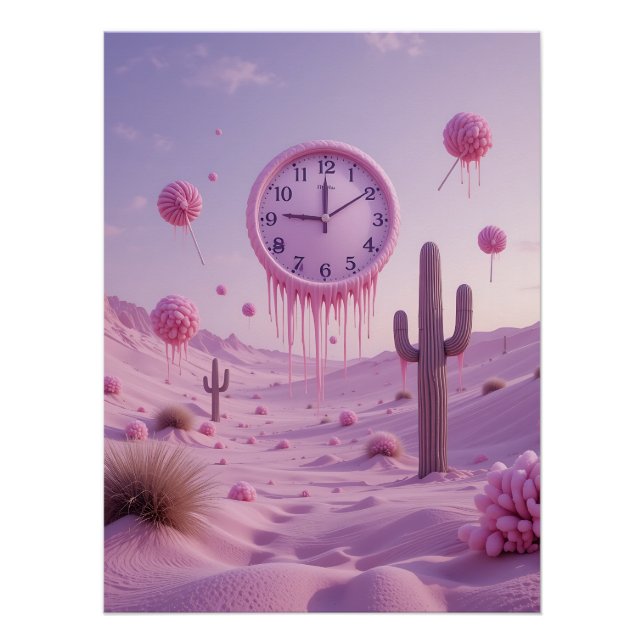 Poster Sugar Dreams: Surreal Desert (Devant)