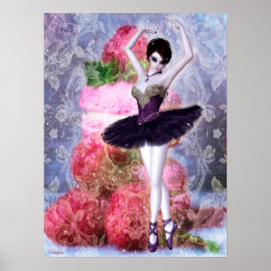 Poster Sugar Plum Fairy Ballerina Imaginaire Art
