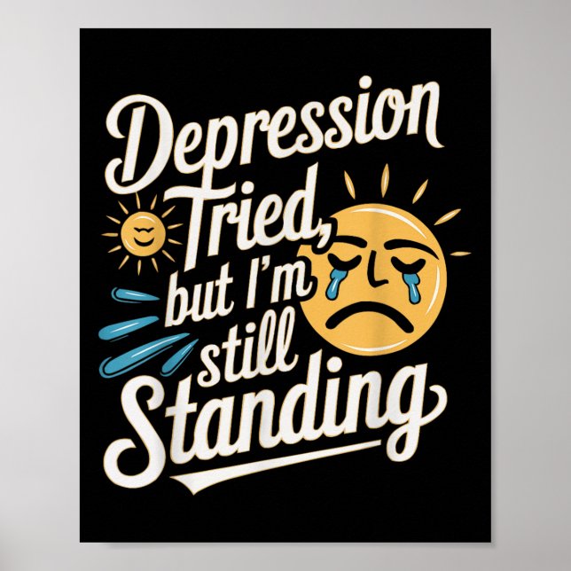 Poster Suicide Awareness Depression Anxiety Mental Health (Devant)