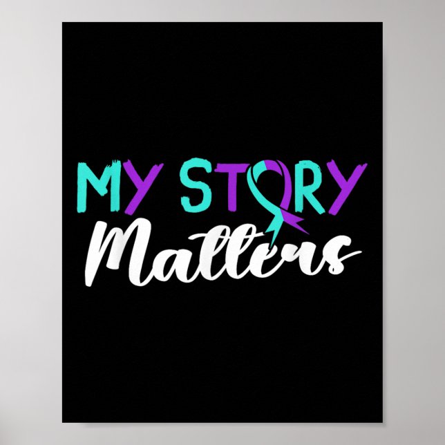 Poster Suicide Awareness Suicide Prevention Suprt Survivo (Devant)