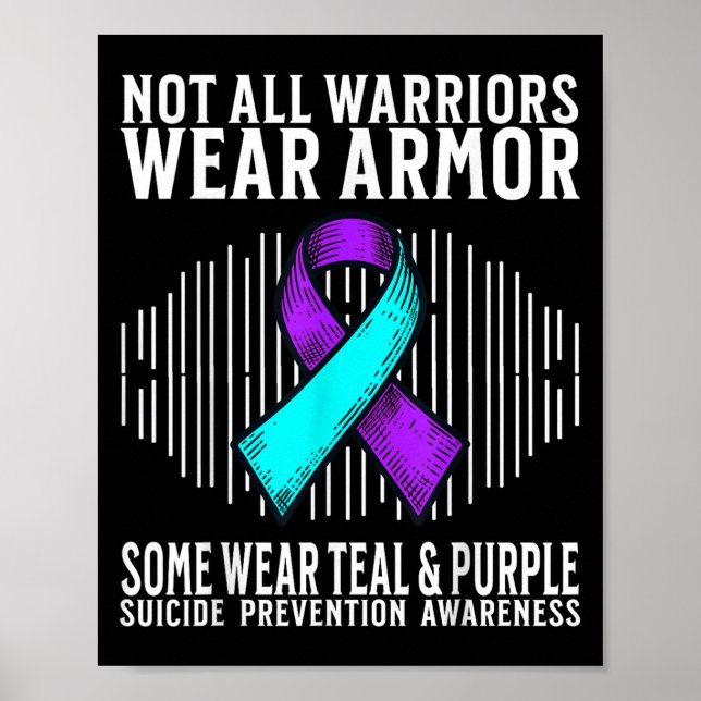 Poster Suicide Awareness Warrior Suicide Prevention Aware (Devant)