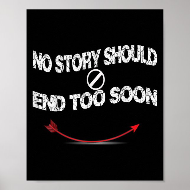 Poster Suicide Prevention Awareness ,no Story Should End  (Devant)