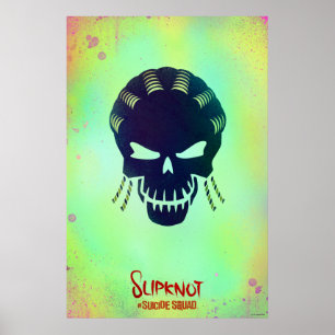 Poster Suicide Squad   Slipknot Head Icon