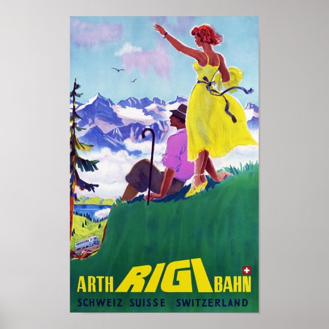 Poster " Suisse : 2022/aujourd'hui - Arth Rigi Bahn Somme (Devant)