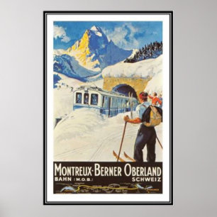 Poster Suisse vintage -