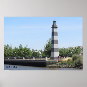 Poster - Suisun Harbour lighthouse (horizontal)