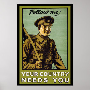 Poster Suivez-Moi ! ~ Votre pays a besoin de vous
