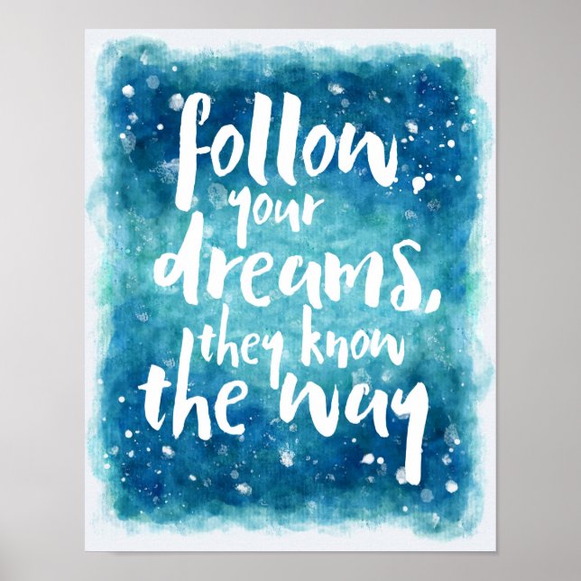 Poster Suivez votre devis Dreams (Devant)