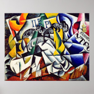 Poster Sujet d'un magasin tinctorial