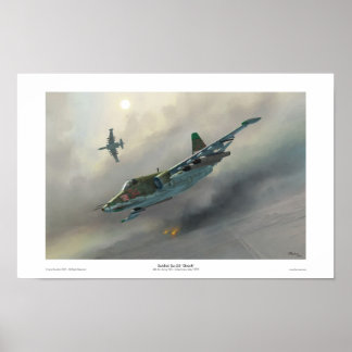 Poster Sukhoi Su-25 'Grach'