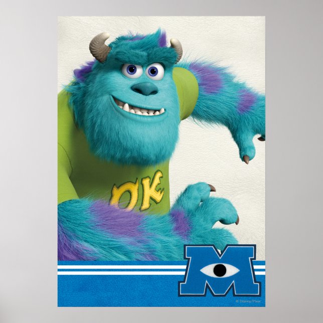 Poster Sulley Running (Devant)