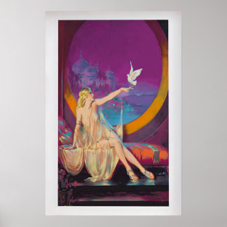 Poster Sultana par Henry Clive Épinglette Vintage U