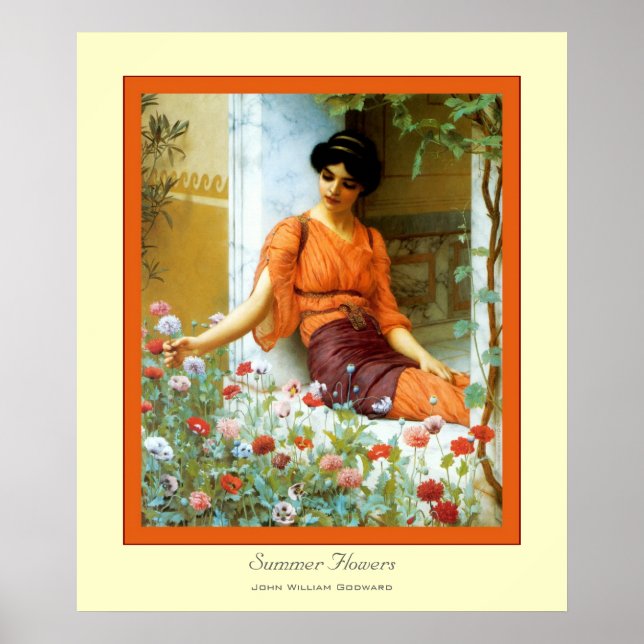 Poster Summer Flowers (Devant)
