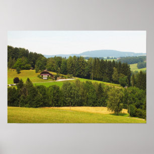 Poster Summer in the Austrian countryside