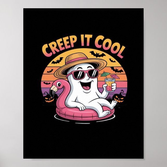 Poster Summerween - Summerween Boo - Summerween Vibes - S (Devant)