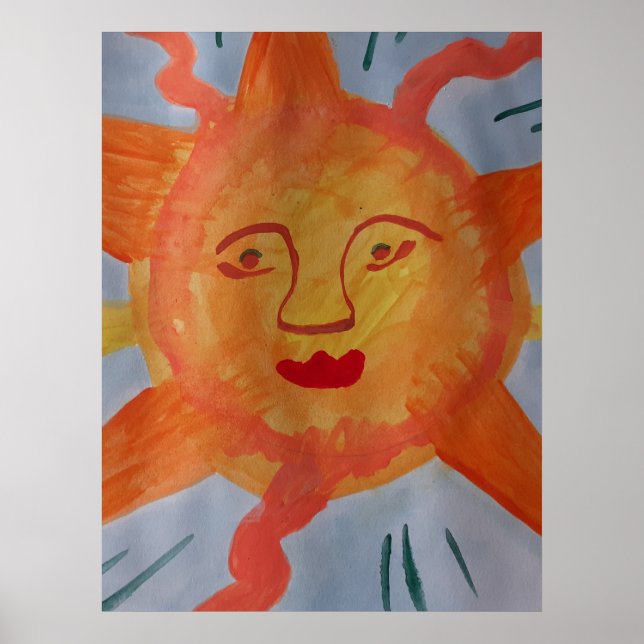 Poster Sun Fiery (Devant)