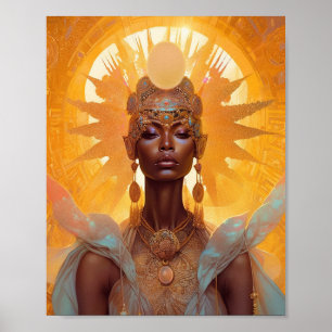Poster Sun Goddess Imaginaire Art
