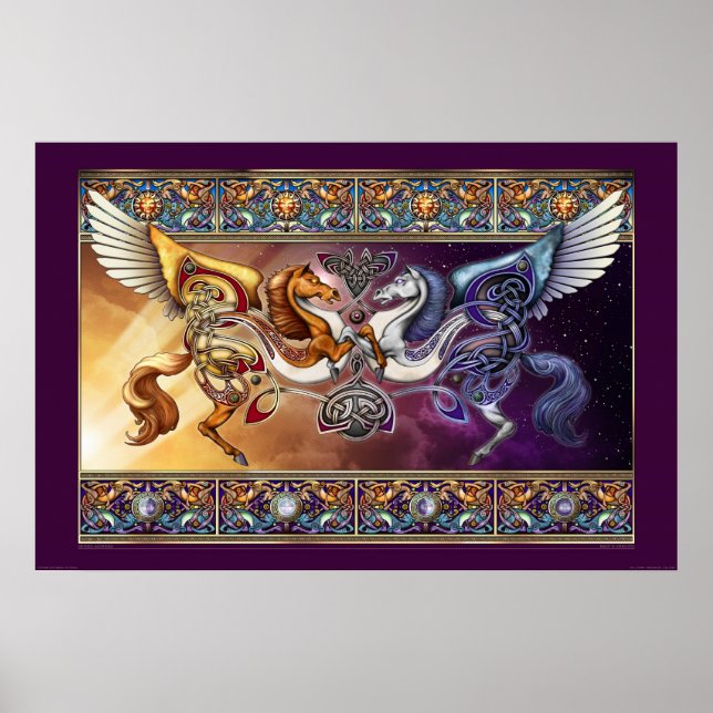 Poster Sun Horse, Moon Horse (30x20 po) (Devant)