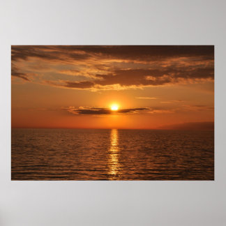 Poster Sun Set sur Superior