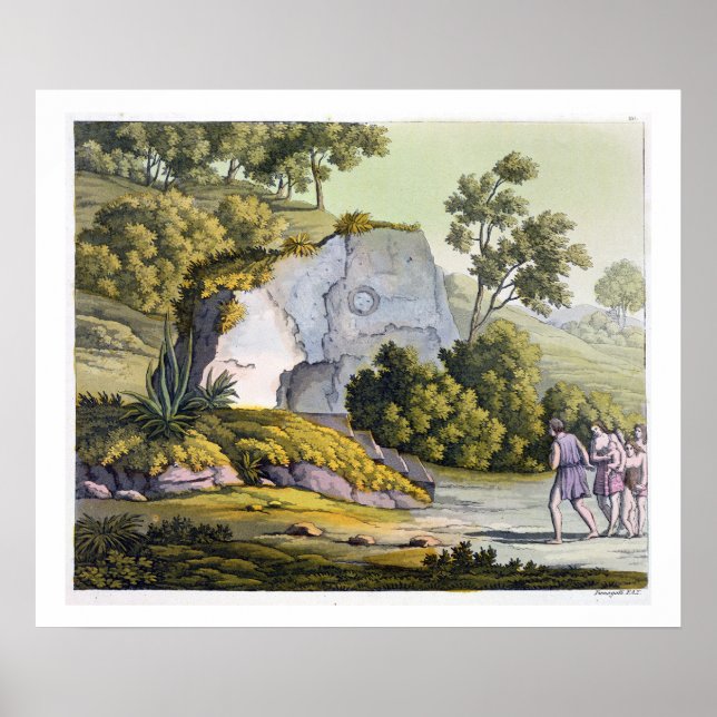 Poster Sun shrine, Pérou, from 'Le Costume Ancien et Mode (Devant)