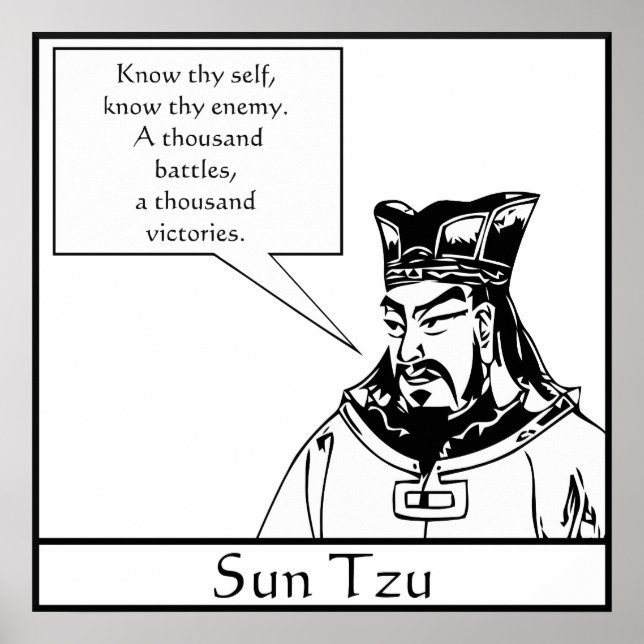 Poster Sun Tzu — Le stratège militaire chinois (Devant)