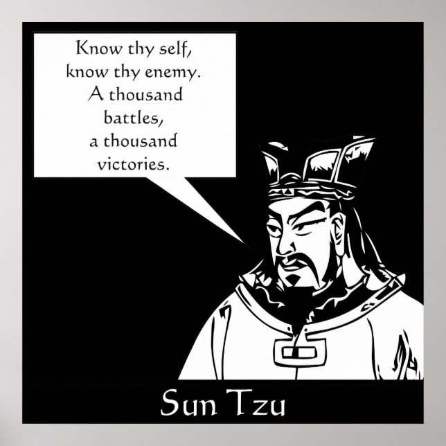 Poster Sun Tzu — Le stratège militaire chinois (Devant)