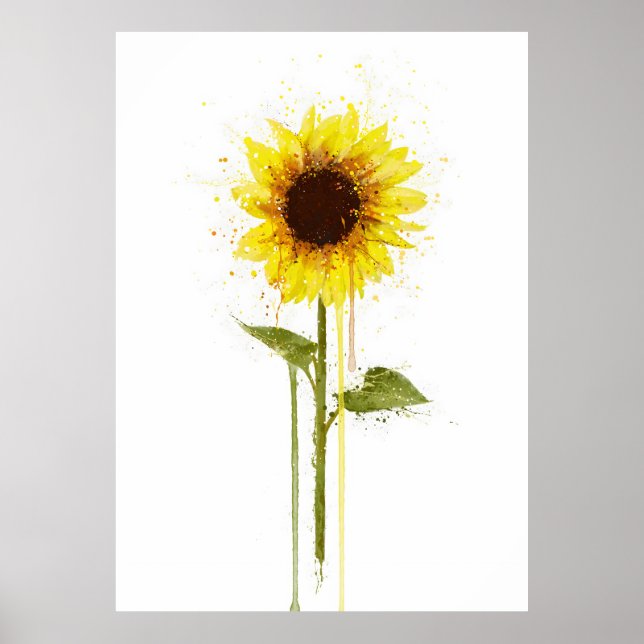 Poster Sunflower (Devant)