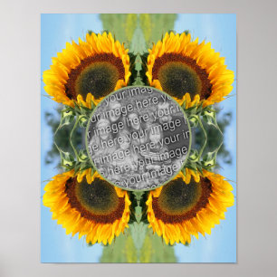 Poster Sunflower In Sunshine Créez votre propre photo