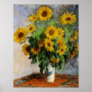 Poster Sunflowers, 1881 par Monet.