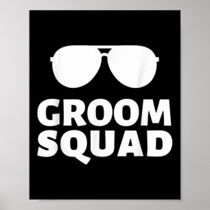 Poster Sungels Groom Squad Funny Crew Bachelor Mariage Pa