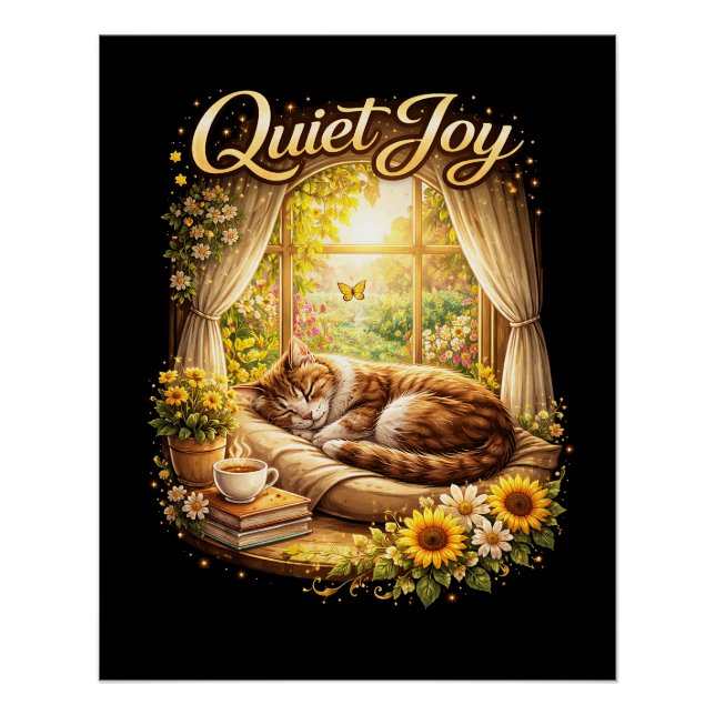 Poster Sunlit Window Dreams (Devant)