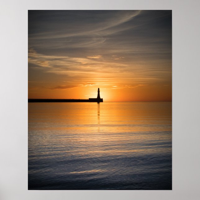 Poster Sunrise à Roker Poster/Imprimer (Devant)