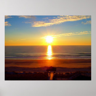 Poster Sunrise à Wrightsville Beach
