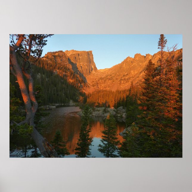 Poster Sunrise at Dream Lake II (Devant)