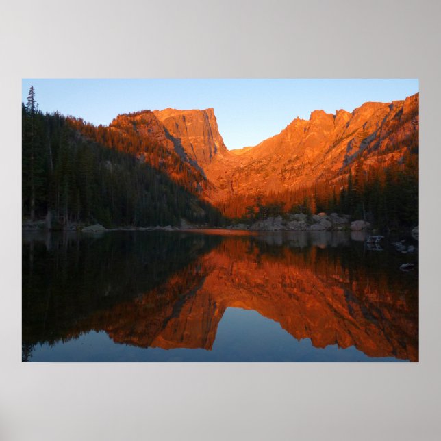 Poster Sunrise at Dream Lake III (Devant)