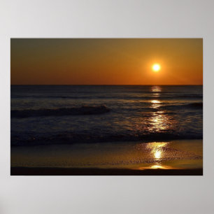 Poster Sunrise at the Beach by Shirley Taylor